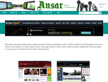 Tablet Screenshot of ansarmedia.com